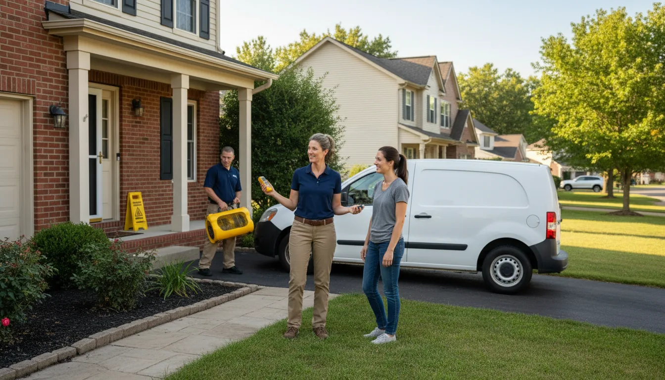 Water restoration image for Home Water Damage Repair in Buckingham, VA